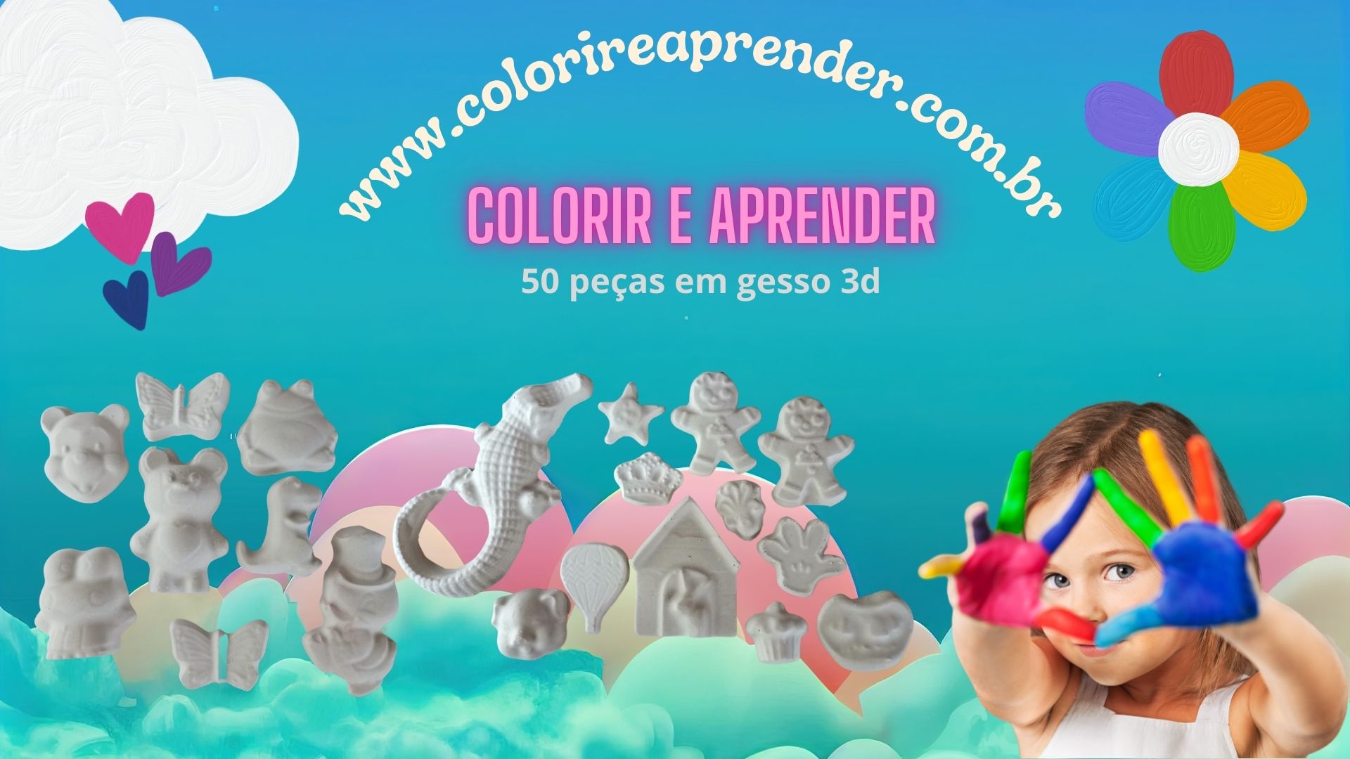 colorir e aprender